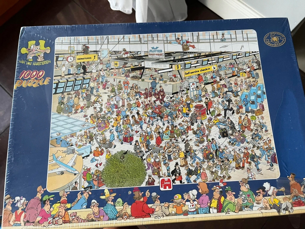 Puzzle Jumbo Jan Van Haasteren Odletová hala 1000